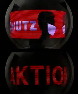 Rotierendes Grafik LED Display